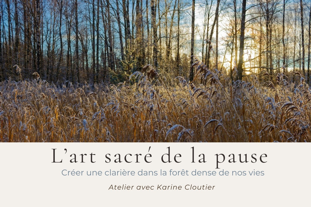 L'art sacré de la pause
